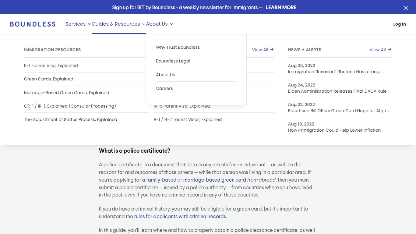 How to Obtain a Police Clearance Certificate - Boundless